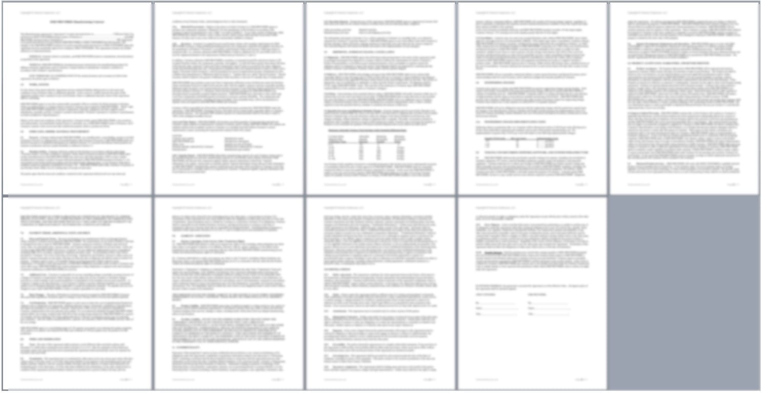Service Level Agreement (SLA) for Electronics OEM Companies Sourcing EMS Manufacturing Services